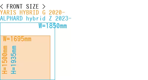 #YARIS HYBRID G 2020- + ALPHARD hybrid Z 2023-